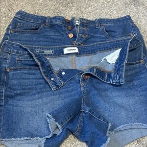 Sonoma Women's Dark Blue Denim Shorts